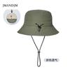 New Summer Waterproof Bucket Hat Men's Outdoor Fishing Mountaineering Hat Folding Storage Color Matching Sunshade Sun Protection Hat Children