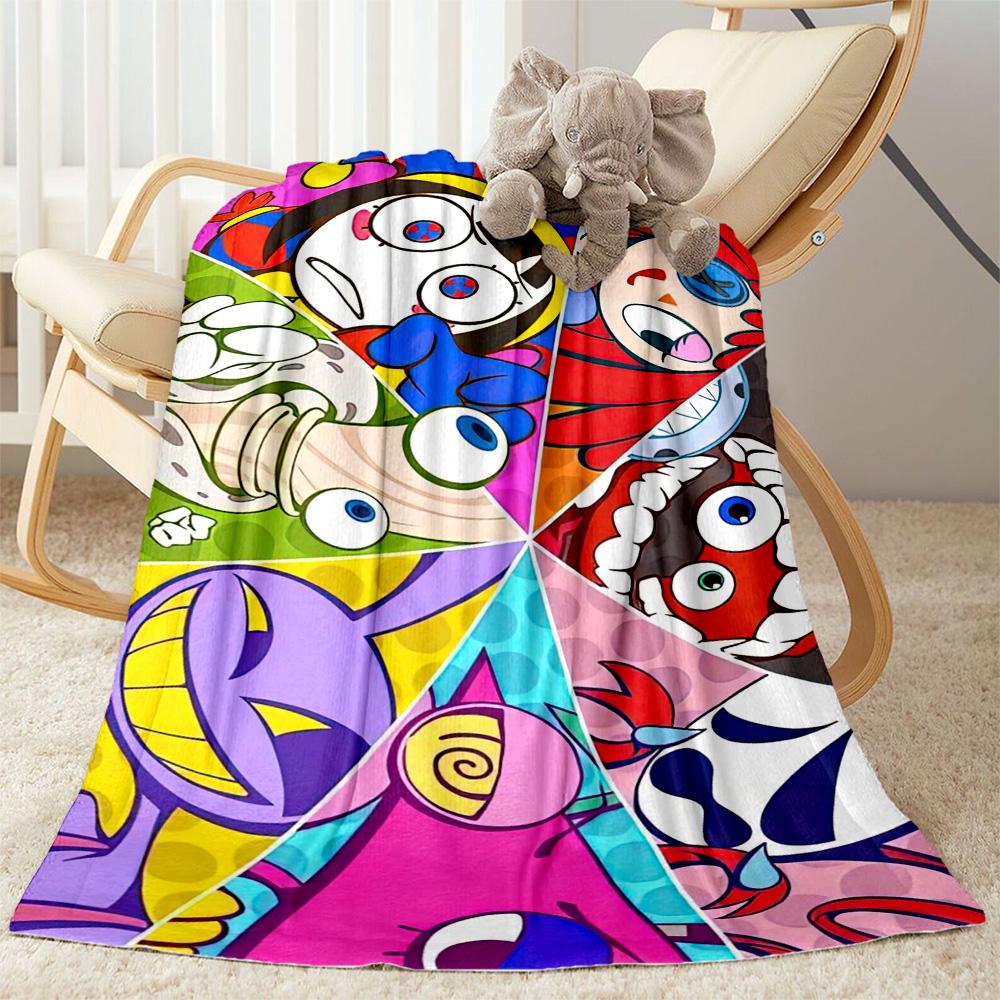 Digital Circus3 Blankets Are Suitable for Living Rooms,making Them an Ideal Choice for Outdoor Travel and Gifts.