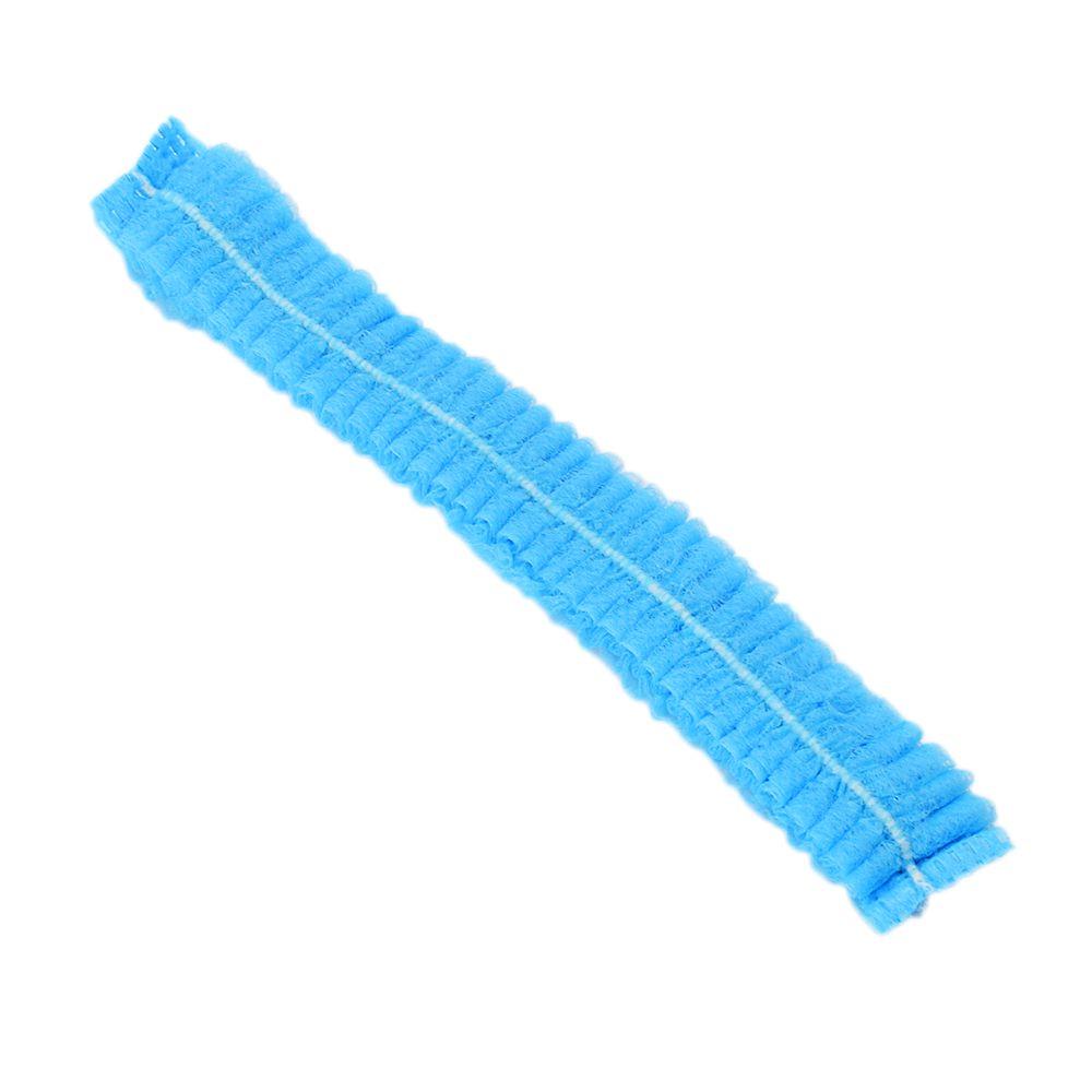 Blue Disposable Non-woven Bouffant Cap Hair Net Cap Elastic Free Size for Tattoo
