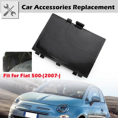 1 szt. Czarny Panel Osłona Nadkola Błotnika Koła Przód Samochodu ABS Pasuje Do Fiat 500 Lewy / Prawy 71752114 Samochód