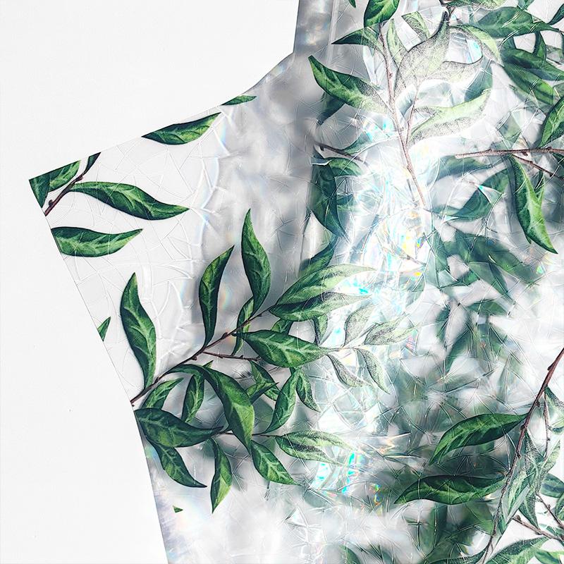 1PC Fashion Window Sticker Green Vine Room Decor Window Decor Suncatcher Decal Glass Sticker