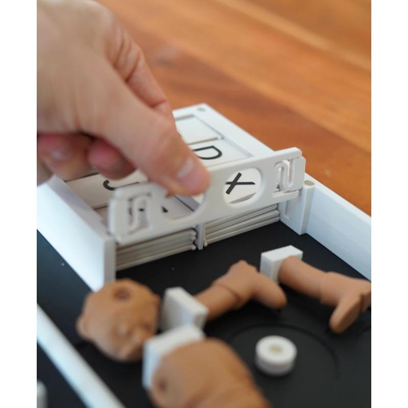 2026 Playbook'lu Adam Asmaca Masa Oyunu, Taşınabilir Katlanır 3D Baskılı Kitap Oyunları, Parti Hediyesi İçin Kelime Bilgisi Kelimeleri Yazım Meydan Okuması