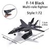 Assembly Toy Plane Model B-2 Bomber F22 A10 SU57 Fighter AH-64 helicopter Aircraft Building Blocks Toy Military Collection Gift