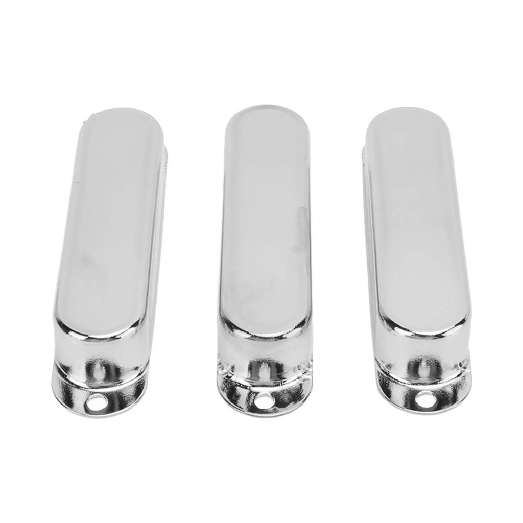 3Pcs Electric Guitar Single Coil Pickup Cover Copper Instrument Accessory Set Kit