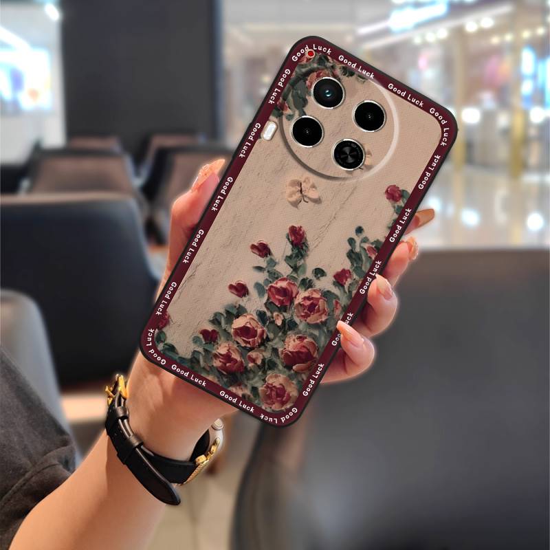 Schmutzabweisende Graffiti-Handyhülle für Tecno Camon30/4G/5G/CL6/CL7 Niedliche TPU-Cartoon-Ölgemälde Wasserdicht Schützend