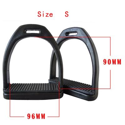 New Pair Kids Shock Absorbing Balance Stirrups Horse Riding Rubber Treads Stirrups