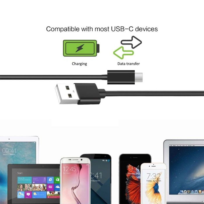 Câble usb type-c - ewent - ec1033 - 1m - usb 2.0 - connecteur type-a