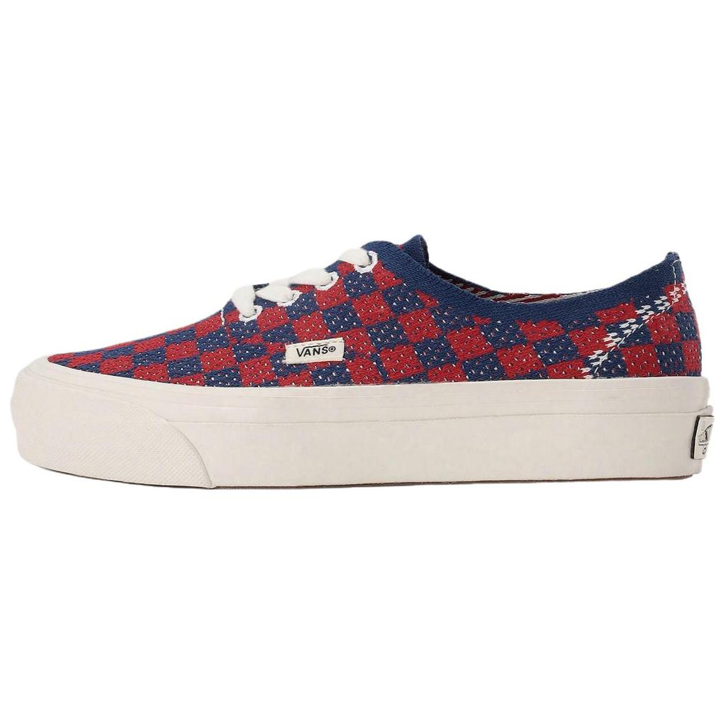 Vans Premium Authentische 44 Skateboard-Schuhe Unisex Rot Blau VN000EJCRDB