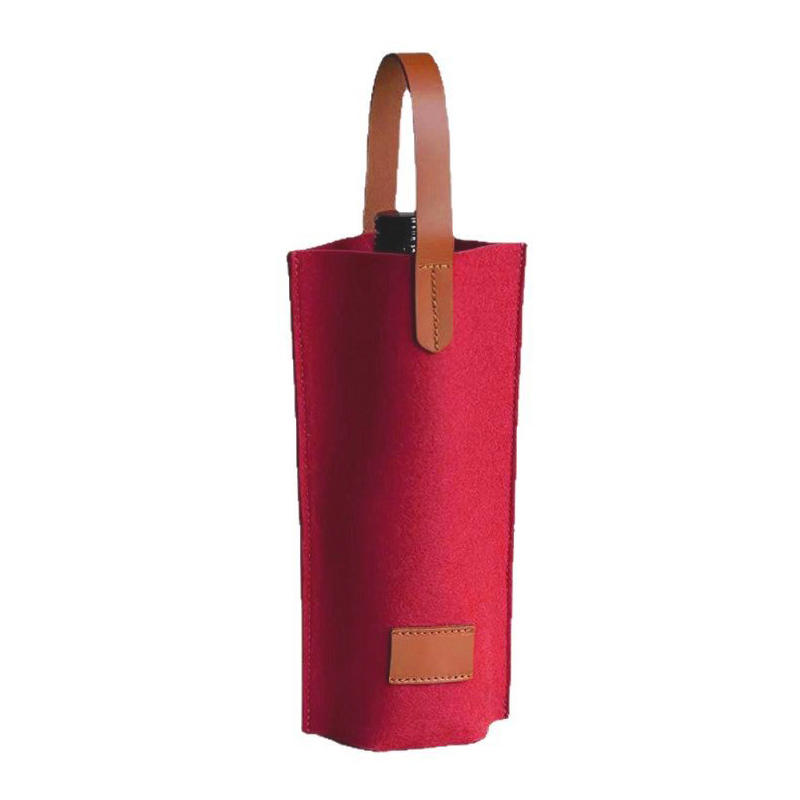 Wine Bag Felt Single Bottle Insulated Tote Double Bottle Wine Carrier Bag Padded Wine Cooler Gift For Wine Lovers Or Wedding