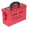 Lockout Tagout Box Portable Safety 13 Guage Lockout Tagout Group Lock Box For OSHA Compliance Group