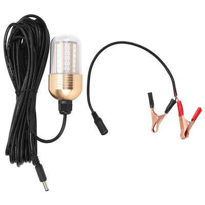 30W 12V Underwater Lighting Plastic Green Flash LED Fishing Fish Finder Attracts Lure Light30W