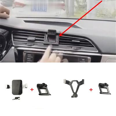 1 sada Plastový materiál Dva styly Pro 2016- 2021 Volkswagen VW Touran 2. generace MK2 Speciální držák na mobilní telefon do auta Pevný držák Stojan