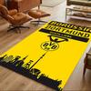 Borussia Dortmund Passion Anti-slip Rug Soft Plush Non-slip Bottom Pet-friendly Living Room Retro American Style Birthday Gift for Family