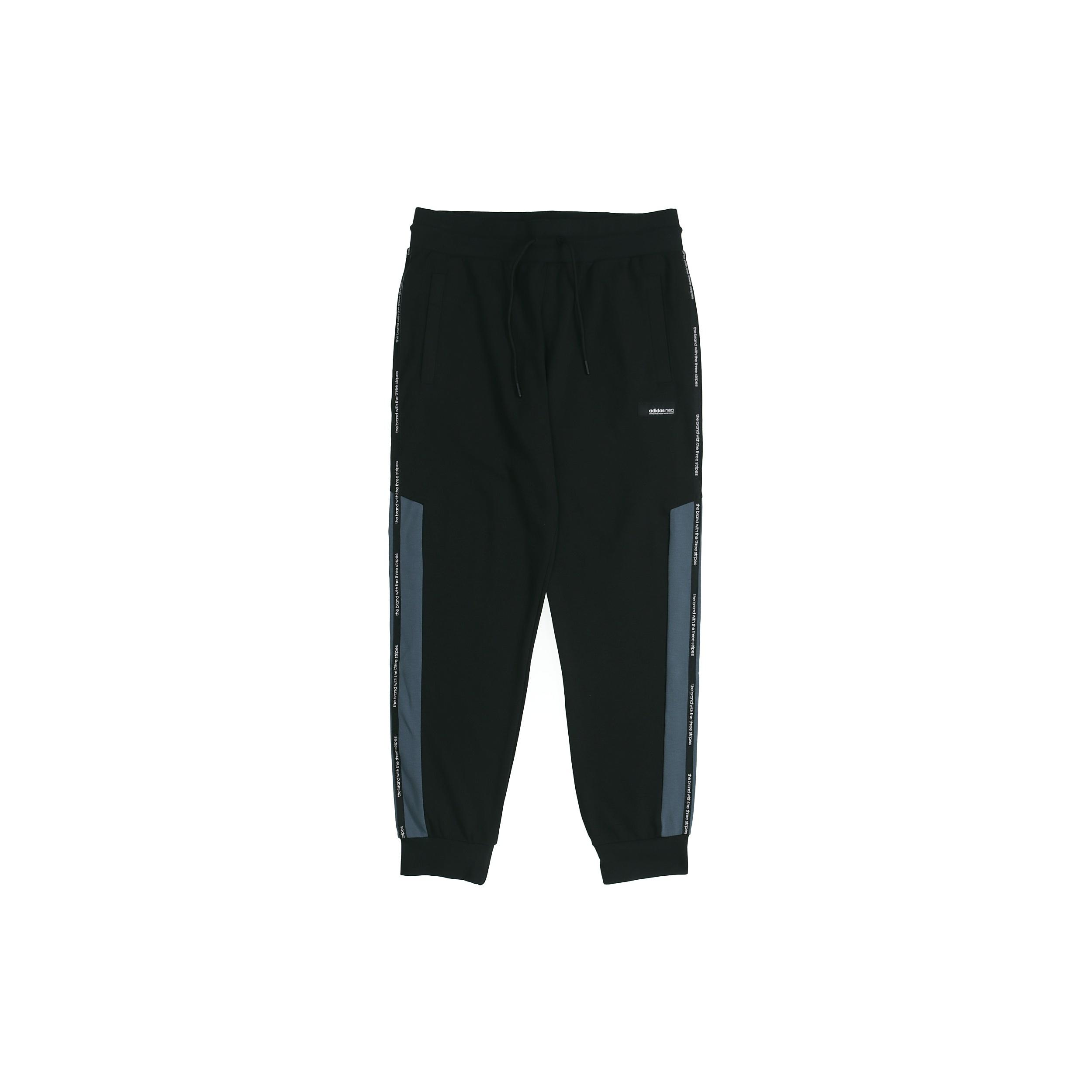 adidas neo M Ss Tp 1 Splicing Sports Pants Black Men s FN6533 M