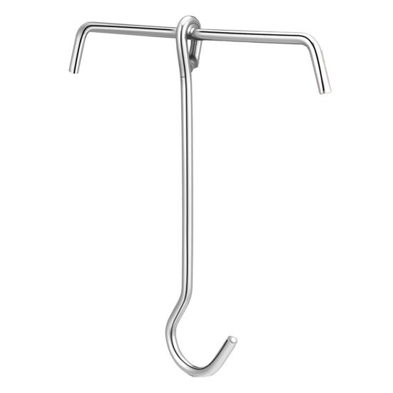 Stainless Steel Turkey Hooks Heavy Duty Lifting Hangers for Frying Supports Up to 24lbs Dishwasher Safe Poultry Lifting Hooks