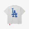 New Era Mlb La Dodgers Drawing T shirT heaTher Gray