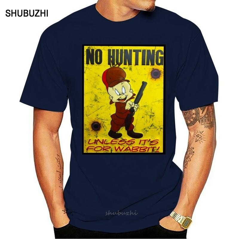 

Elmer FuddHunting Bugs Bunnyfunny TShirtSMLXL2X3X4X5XT404LK Funny Tops Tee Shirt S