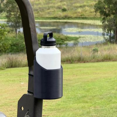 Yousheng Magnetic Bottle Holder 3D Printed Heavy Duty Fridge Tractor Yacht RV Forklifts Bus Lawnmower Truck 46/50/64 Oz Water Bottle Mount Drink