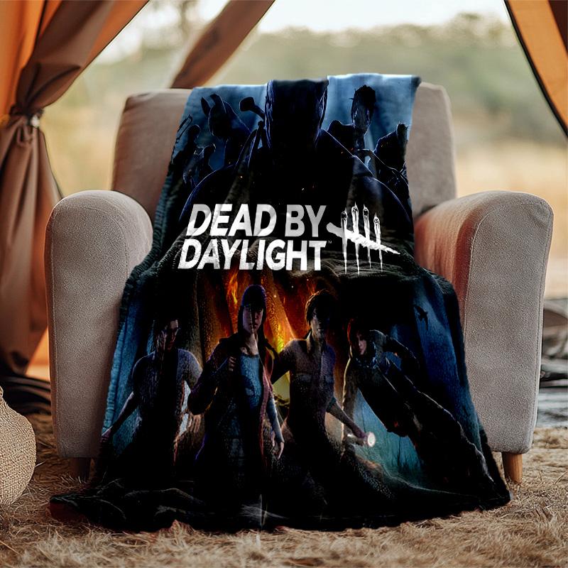 Dead Daylight Flannel Blanket Soft Warm All-Season Throw, Design for Camping, Car Travel, Hiking Sofa, Bed, Office Perfect Gift for Parties