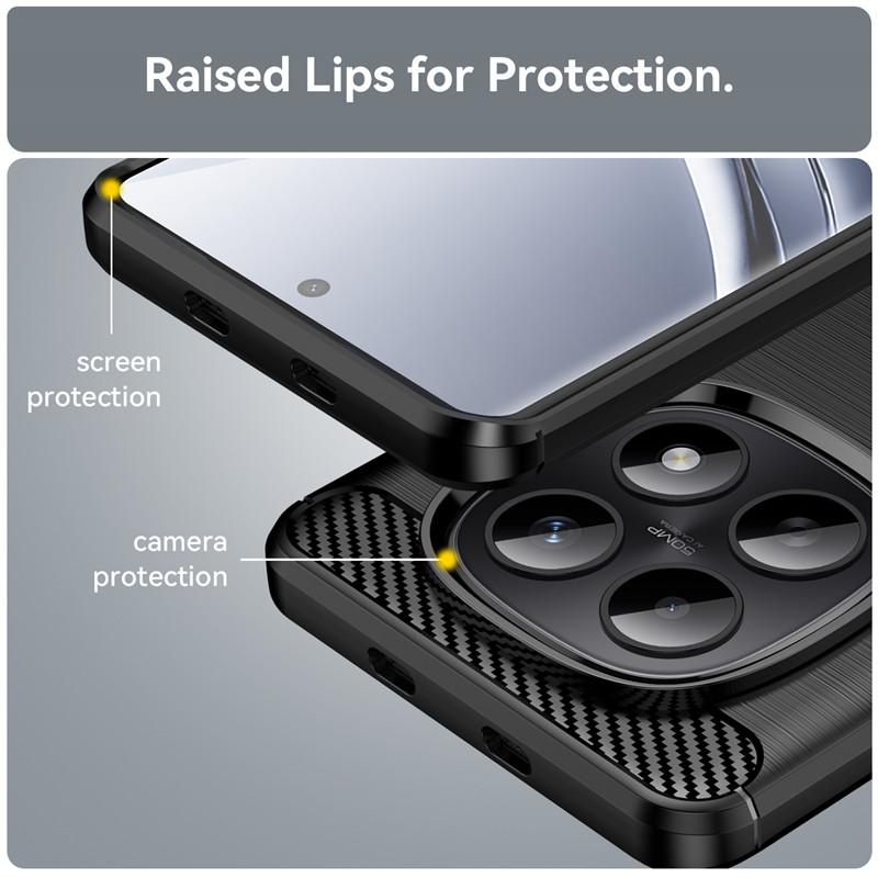For Xiaomi Redmi Note 15 China Case Xiaomi Redmi Note 15 5G China Cover Luxury Shockproof Anti-Slip Brushed TPU Protective Case