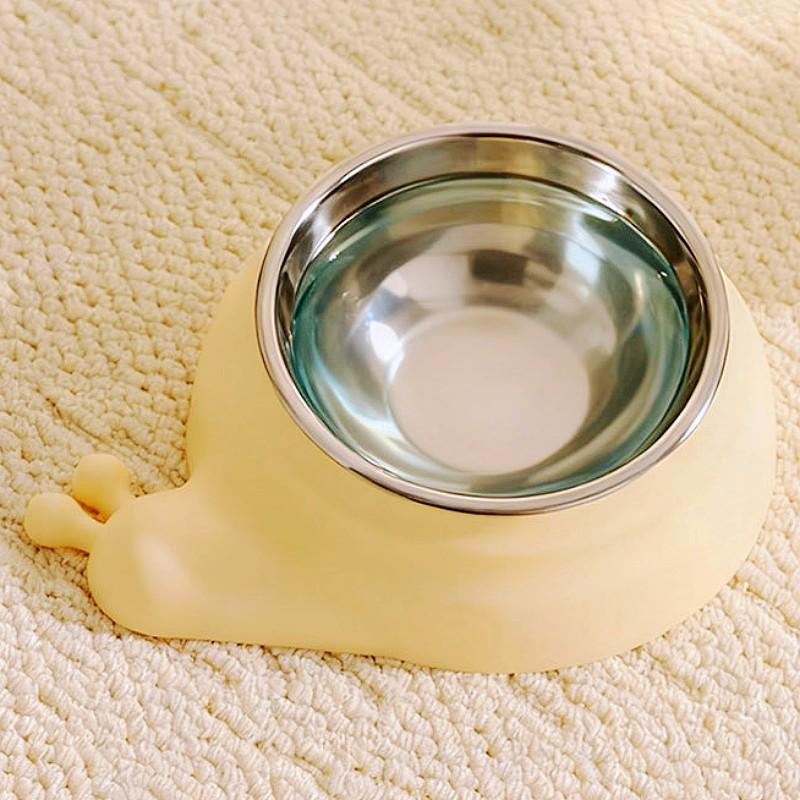 Dog Bowl Neck Protector Cat Food Bowl Cute Stainless Steel Bowls for Dog Feeding Non-slip Dogs Water Bowls Dogs Feeder Container