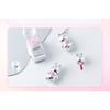 MANSLY - Bunny Keychain Lip Gloss - 4 Colors