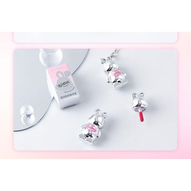 MANSLY - Bunny Keychain Lip Gloss - 4 Colors