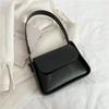 Chic Simple Small Flap Shoulder Bags For Women Solid Color PU Leather Handbag Clutch Lady Crossbody Purse Messenger Bag