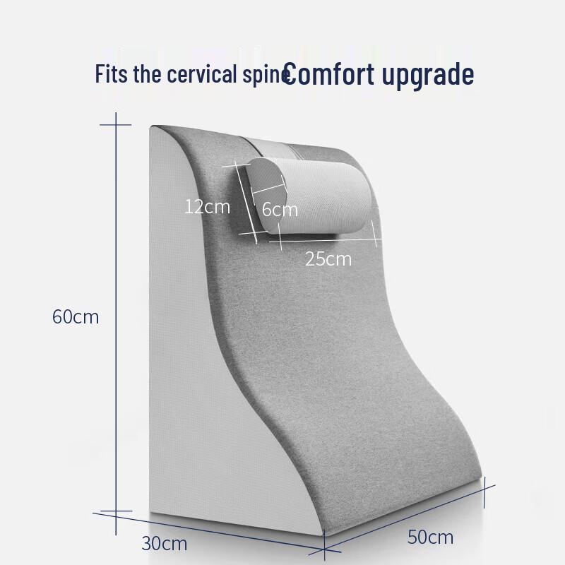 JAGO Upgraded Travel Bedside Backrest Pillow