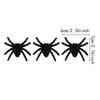 Halloween Plush Spider Simulation Flocking Spider Party Props Haunted House Spider Simulation Tricky Toy Decoration 3-15Pcs