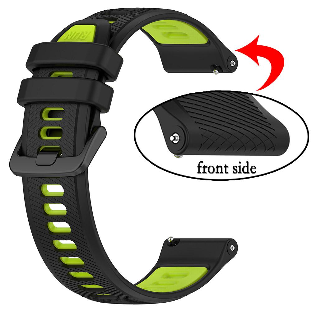 Silikonový pásek 20mm pro Garmin Venu SQ2 | Venu 2Plus | Vivoactive 3/3t/3M/5 | Příslušenství k náramku Forerunner 245/645