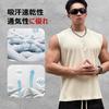 Manatsulife Sleeveless Tank Training for Strength Training and BXT3 Men's Top, Wear, Sweat-Wicking, Quick-Drying, Lightweight, Stretchable,