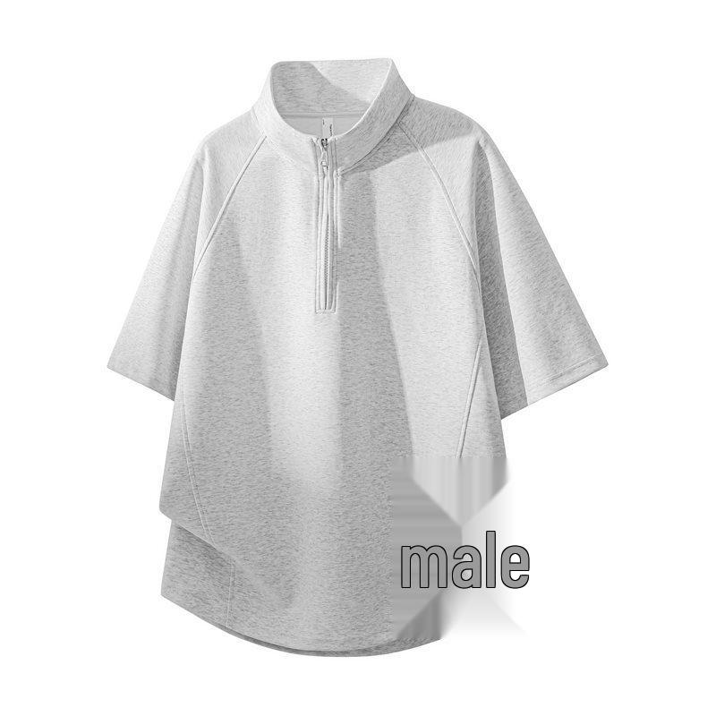 Golden Gun 2026 Summer Personalized Zipper T-shirt - KF012