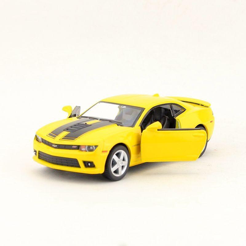 Modèle Réduit de Voiture en Alliage Chevy Camaro Bumblebee Pour Collectionneurs Et Enfants