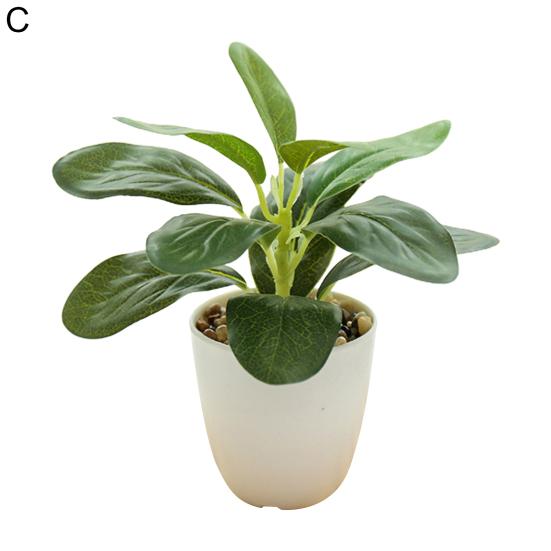 Artificial Pot Fade-less Verdant Vivid Long-lasting No Wither Imitation Plant Wedding Decoration