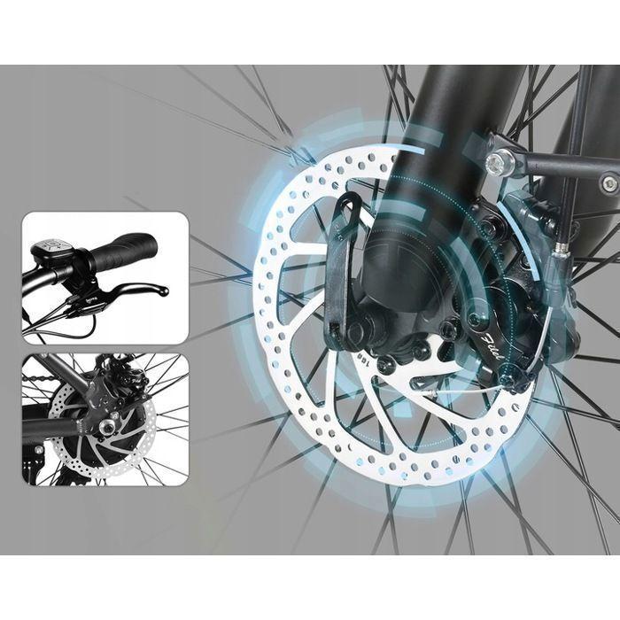 Samebike - RS-A01 Pro - Elektrofahrrad - 1000W Motor - 36V 15Ah Batterie - Max. Geschwindigkeit 35 km/h - 90 km Reichweite - Schwarz