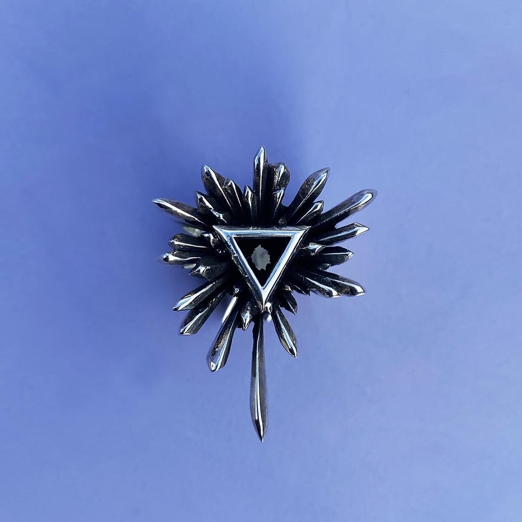 Mezmic [Missile] Round Ring 925 Sterling Silver