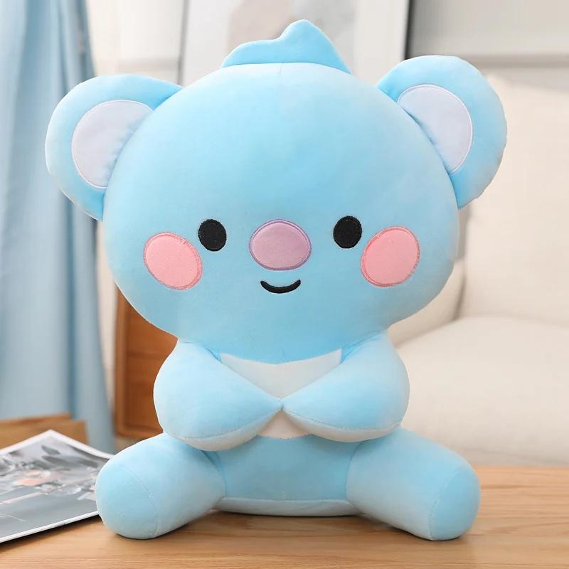 Anime Peripheral Plush Toys Kpop Cartoon Animals Soft Stuffed Dolls Dog Rabbit Koala Sheep Kawaii Room Decor Kid Gift