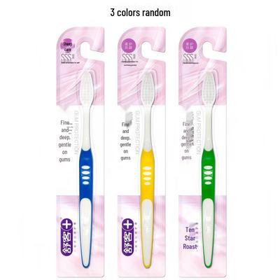 Shuke Elastische Weiche Borsten Zahnfleischpflege Zahnbürste (3 Pack)
