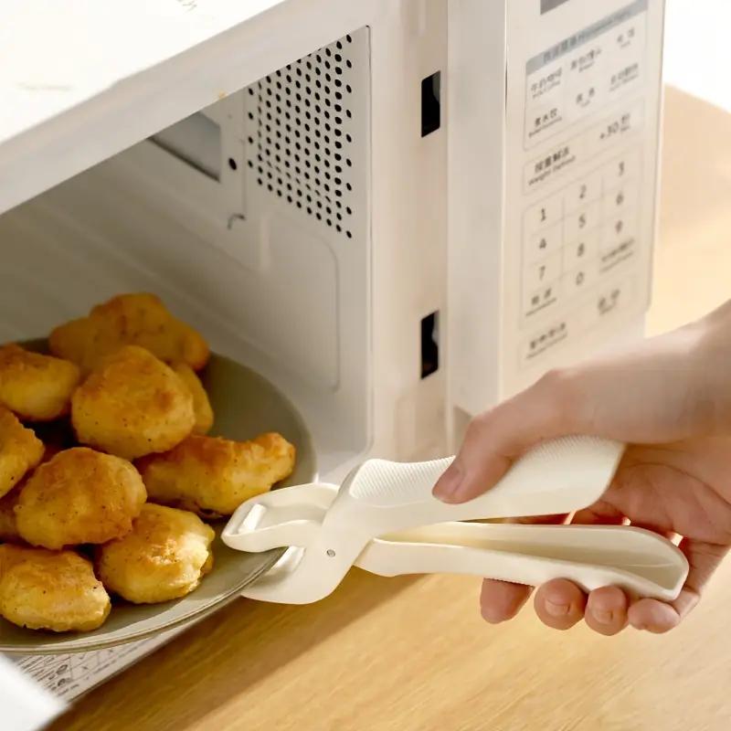 Kuchyňské kleště Žáruvzdorná spona na misku proti opaření, protiskluzová ochranná rukojeť na plech na pečení dušená zelenina Nástroj na servírování