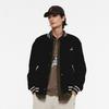 Corduroy Varsity Jacket Black 8554