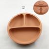 Spot Silicone Divided Baby Plate - Suction Bowl for Infant Feeding and Training