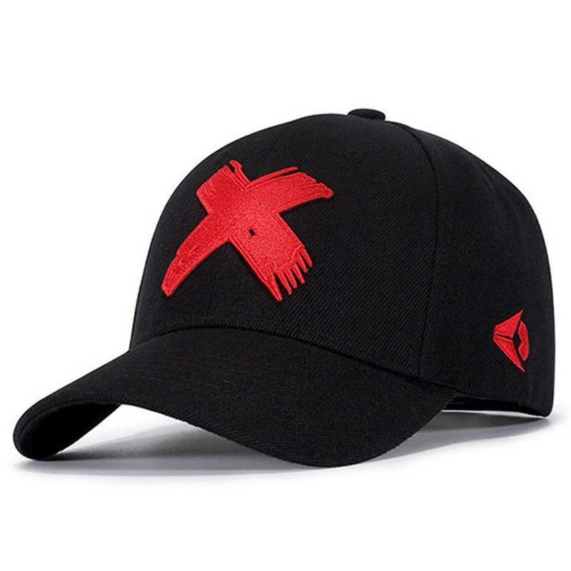 2025 Creative Simple New Baseball Hat X Embroidered Street Pop Skateboarding Hat Hip Hop Hat Daily Leisure Sunshade Hat Unisex