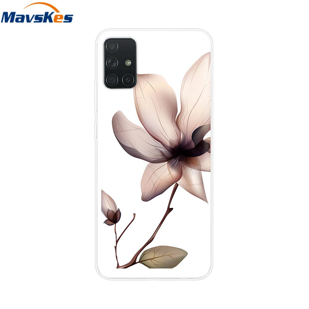 For Samsung Galaxy A51 Case Silicon Transparent Back Cover Phone Case for Samsung Galaxy A71 SM-A715F A515F A 51 71 Cover Fundas