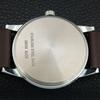 MONTINE VINTAGE CARICA MANUALE SVIZZERO DA UOMO OROLOGIO CON QUADRANTE ARGENTO RISTRUTTURATO a445228-1