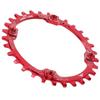 104BCD Single Speed Chainring Aluminum Alloy 30T Chainring Crank Accessories for Mountain BikeRed