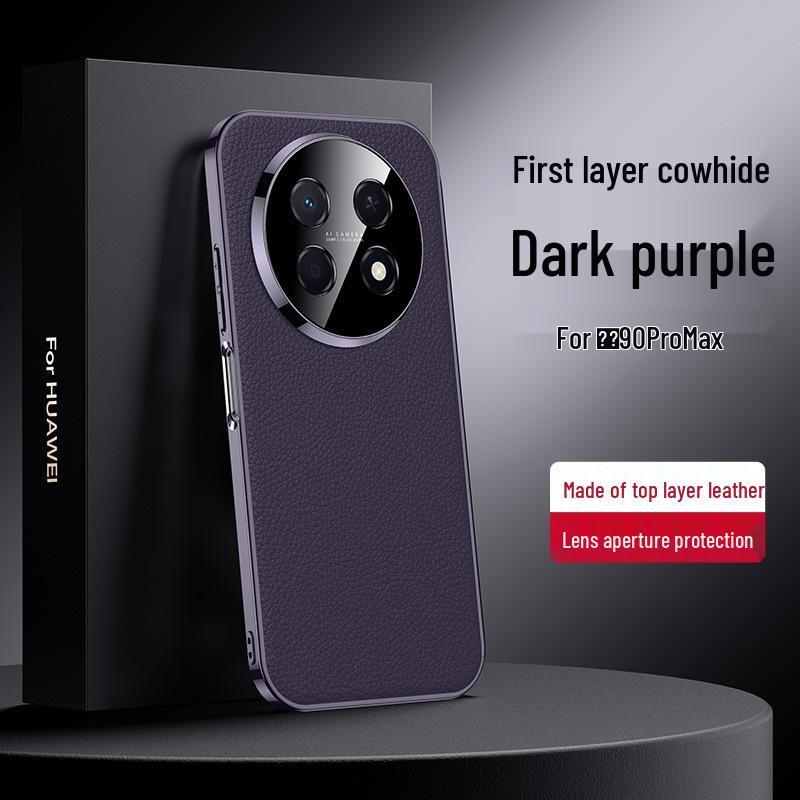 

Huawei Enjoy 90 Pro Max Top Layer Cowhide Case - Full Lens Coverage, Anti-Drop Protective Shell Huawei Enjoy 90 Pro Max
