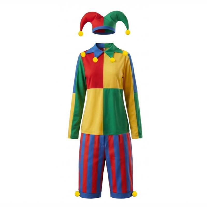 Terrifier Clown Cosplay Outfit With Polyester Fabric For Halloween Party And Themed Events For Men Women