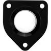 Acouto Thermostat Housing for 7.3L 1999-2003 Billet Aluminum Alloy Engine Thermostat Housing Replacement with Screws and Sealing Accessories(Black)