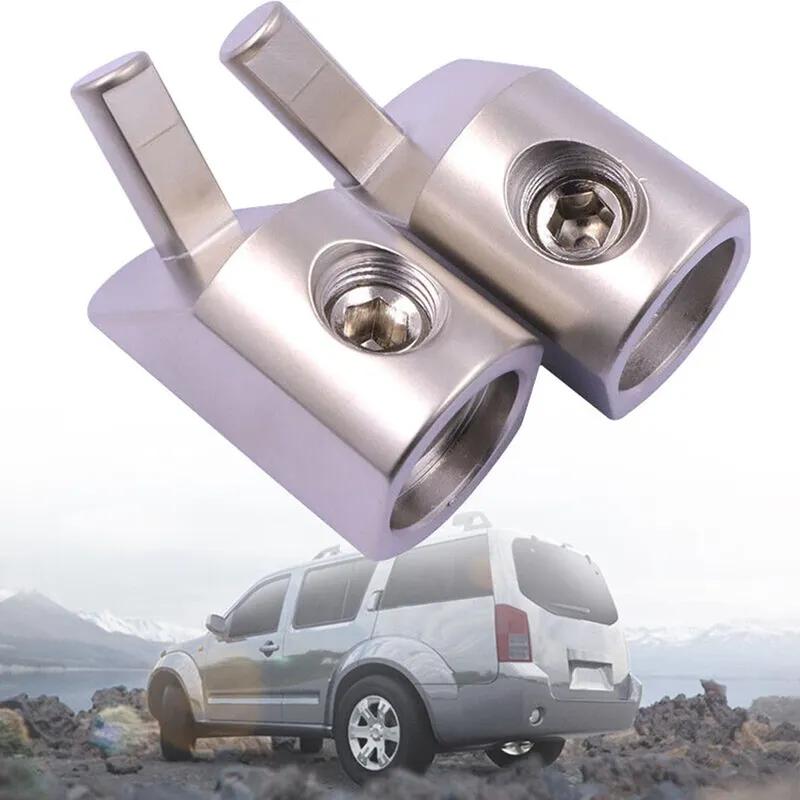 Gauge Adapter Power Wire Reducer Silver 1/0 Gauge To 4 Gauge Amp Input 12-48V FOR Car Audio Amp 0 AWG Accessories
